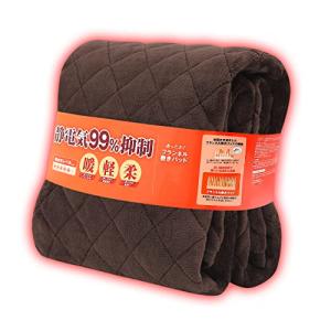 敷きパッド セミダブル ブラウン  冬 暖かい 洗える マットレス 敷き布団 兼用 厚