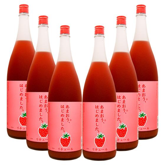 あまおう、はじめました。 1800ml×6本セット