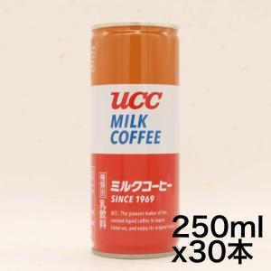 UCC ミルクコーヒー 缶コーヒー 250ml×30本｜urarakastr