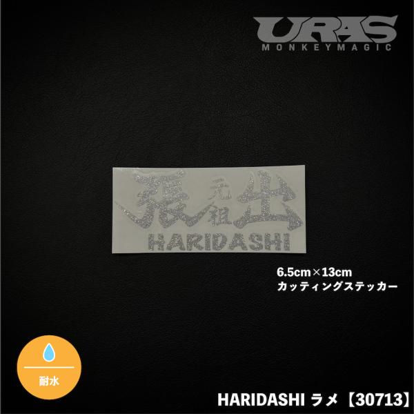張り出し　エアロ　ステッカー　ドリ車　URAS　HARIDASHI　元祖　ラメ　