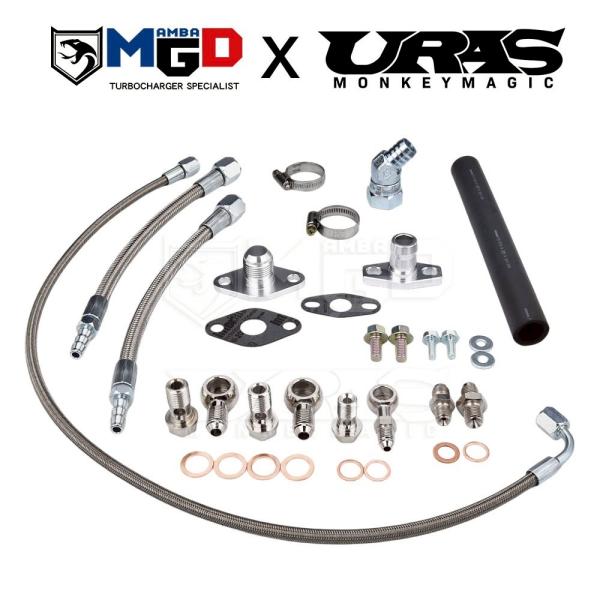 タービンホースキット オイル＆ウォーターラインキット トップマウント TOYOTA 1JZ-GTE ...