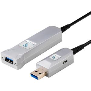 FIBBR 超ロング USB 3.0 延長ケーブル タイプ A オス - メス、20M 高速 5Gb...