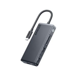 Anker 341 USB-C ハブ (7-in-1) 100W USB PD対応 4K HDMIポート SDカードスロット イーサネットポ