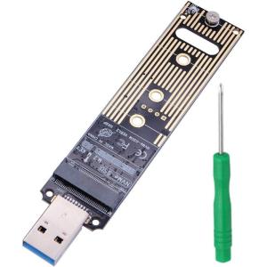 ALIKSO M.2 PCIe NVMe(M Key) SSD → USB3.1 Type A 変換アダプタ コネクタ 外付けドライブSSD