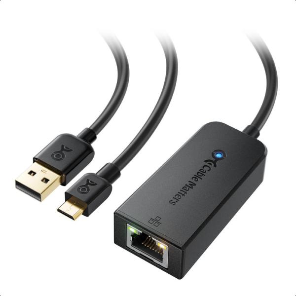 Cable Matters 有線 LAN アダプタ Micro USB LAN変換アダプタ Fire...