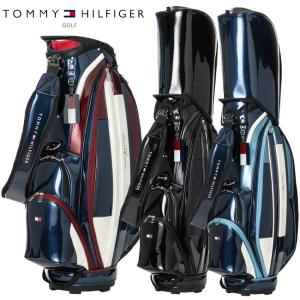 TOMMY HILFIGER GOLF トミーヒルフィガーゴルフ THMG5FC1 カートキャディバッグ エナメルスポーツCADDIE BAG