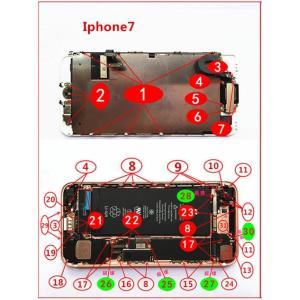 iPhone 7 ネジ フルセット 交換部品 星...の商品画像