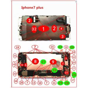 iPhone 7p ネジ フルセット 交換部品 ...の商品画像
