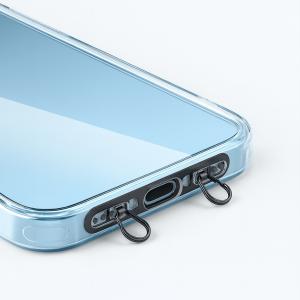 スマホストラップホルダー ダブルリング 2点吊り 極薄0.4mm ステンレス製 ifaceケース対応 全機種対応 落下防止ka10000a612