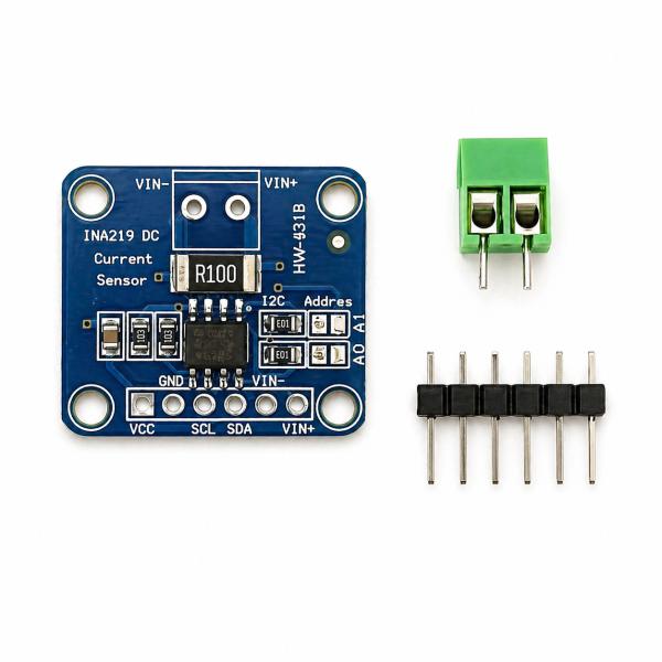 INA219電流センサーモジュール I2C 電源モニター 電圧測定 双方向電流測定 Arduino対...