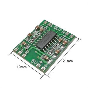 PAM8403 ステレオアンプモジュール 2×3W Class-D 2.5-5V 小型パワーアンプ基板 USB給電対応ka10000a953