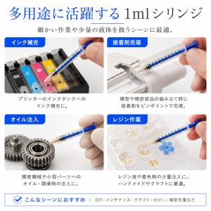 注射器 1ml 1本 プラスチック製 工業用 ...の詳細画像2