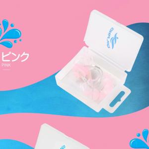 耳栓 耳せん イヤープラグ ピンク色 紛失防止コード付き 収納ケース付き ソフトシリコーン 柔らかい 防水 スイミング 水泳 競泳 海水浴 sp10000a015-pink