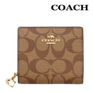 とよみ　COACH 二つ折り財布 C3309 カーキ ブラウン COACH（コーチ） 訳あり/コーチ 財布 二つ折り COACH C3309 カーキ