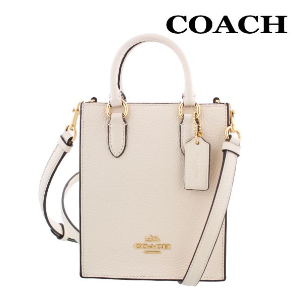 コーチ バッグ ショルダー 2way COACH CJ500 チョーク ぺブルド レザー ノース サ...