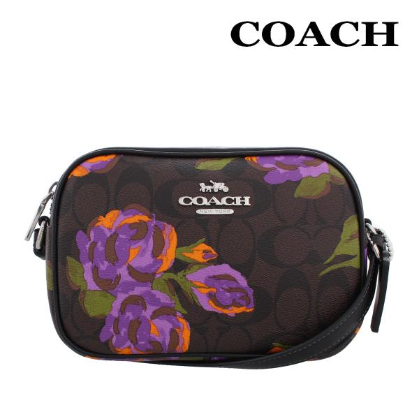 コーチ バッグ ショルダーバッグ COACH CL659 ブラウン×アイリスマルチ シグネチャー P...