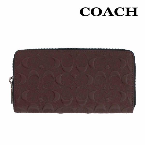 コーチ 財布 メンズ COACH F58113 マホガニー デポスド シグネチャー クロスグレーン ...