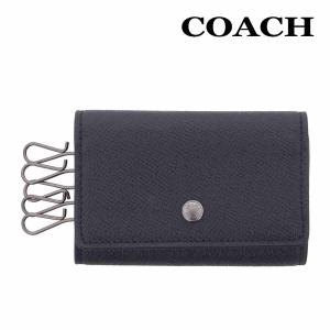 COACH（コーチ） キーケース メンズ クロスグレイン レザー 5連 キー