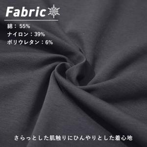 Tシャツ メンズ 半袖 Vネック 接触冷感 涼...の詳細画像3