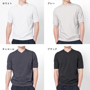 Tシャツ メンズ 半袖 Vネック 接触冷感 涼...の詳細画像4