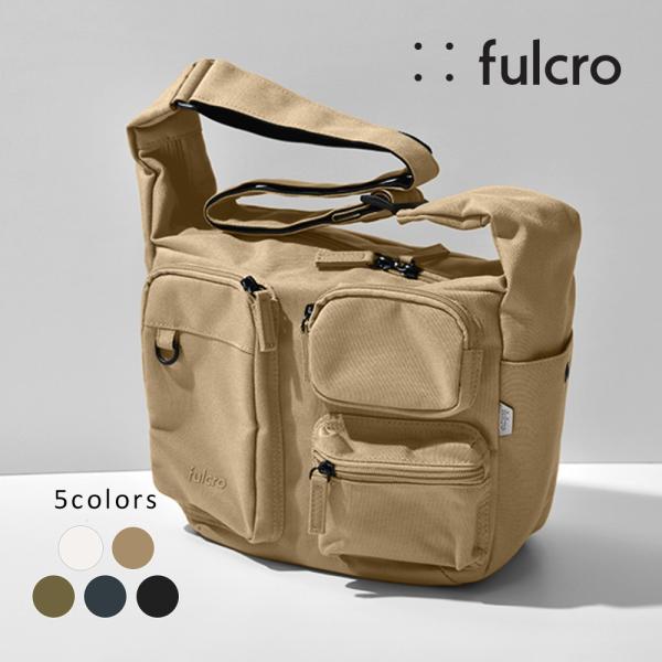 ショルダーバッグ 無地 斜め掛け 撥水加工 fulcro フルクロ 旅行 サブバッグ 肩掛け コンパ...