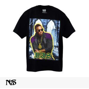 ナズ NAS OFFICIAL MERCHANDISE NASTY TEE Tシャツ フォト 半袖