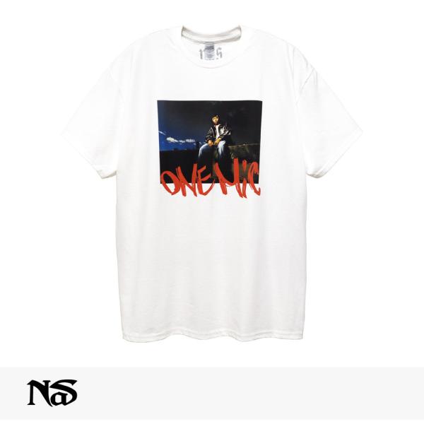 【Lサイズ・XLサイズ】NAS OFFICIAL MERCHANDISE ONE MIC TEE ナ...