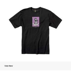 カラーバー COLOR BARS × AALIYAH PORTRAIT TEE | BLACK 半袖 Tシャツ