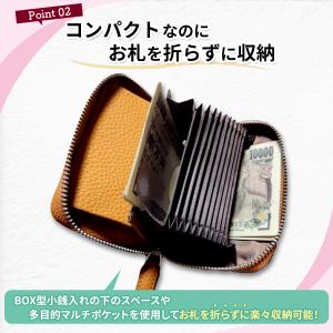 財布 レディース 二つ折り 本革 コインケース...の詳細画像2