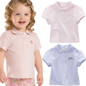 Tシャツ ポロシャツ トップス 半袖 女の子 キッズ