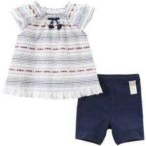 キッズ ベビー 上下セット 半袖 半ズボン 夏 ボーダー