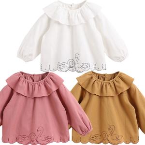 女の子 長袖 シャツ トップス キッズ ベビー 春 秋