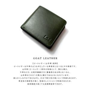 LEE リー ゴートレザー ショートウォレット...の詳細画像2