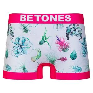 ピンク ビトーンズ BETONES BOTANICAL ボクサーパンツ アンダーウェア 下着 インナー nica001 メンズ レディース ユニセックス｜urbene