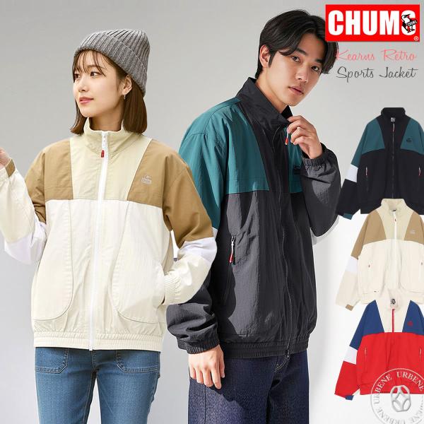 CHUMS チャムス カーンズレトロスポーツジャケット オーバーサイズ アウター ジャンパー ブルゾ...