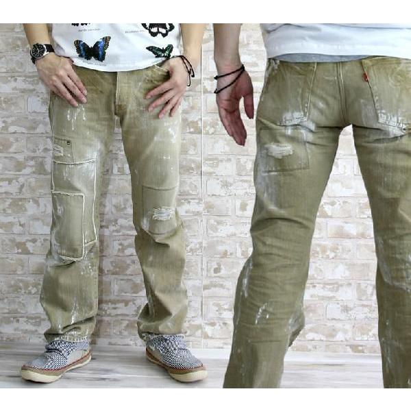 エターナル Eternal ジーンズ リメイク ストレート メンズ デニム パンツ おしゃれ