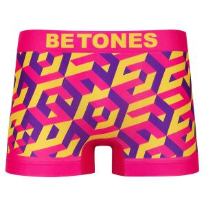 ボクサーパンツ ビトーンズ BETONES フェスティバル9 ピンク アンダーウェア 下着 インナー メンズ レディース ユニセックス フリーサイズ ペアパンツ｜urbene