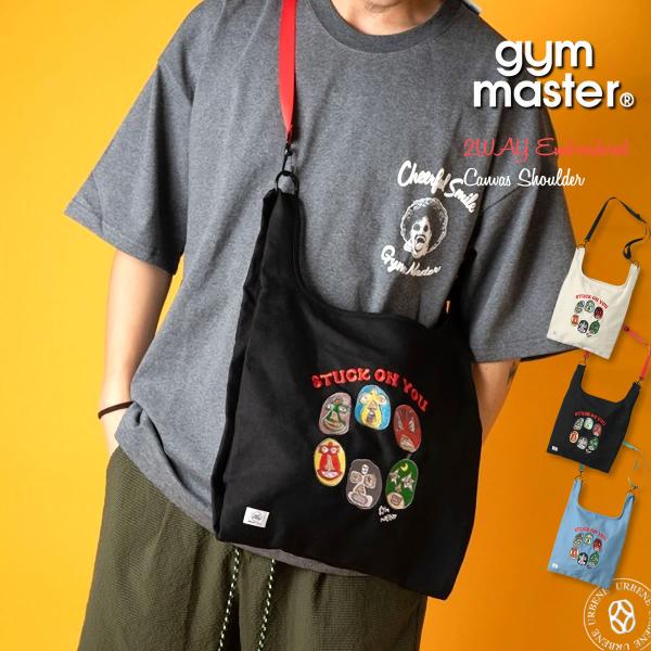 ショルダーバッグ ジムマスター Gym Master 2WAY刺繍キャンバスショルダー STUCK ...