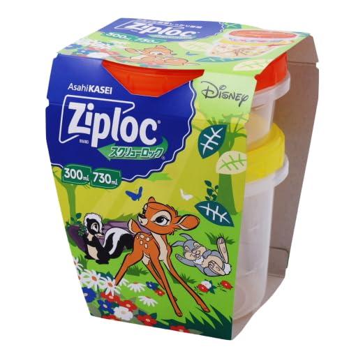 旭化成HP ジップロック スクリューロック ディズニー25秋 300&amp;730ml