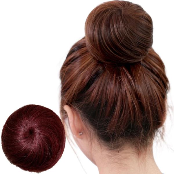 Luce brillare お団子ウィッグ お団子 ウィッグ 人毛 部分 和装 付け毛 ゴム式 ポイ...