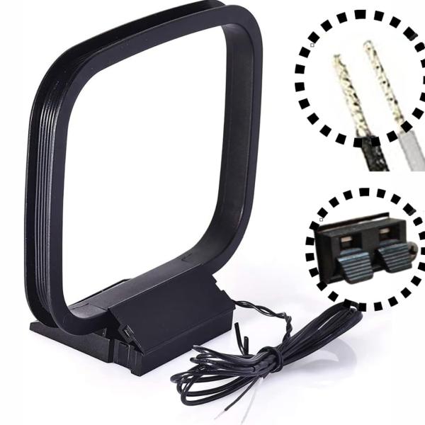 【関東アンテナ研究所】 AMラジオアンテナ 【先端裸線タイプ】 AMループアンテナ 室内アンテナ 高...