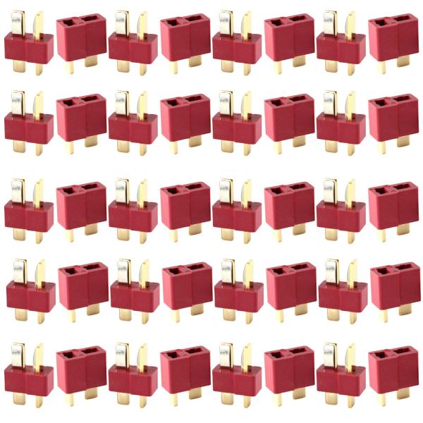 geneX 20ペア T型 コネクタプラグ オス 20個 メス RC ラジコン リポ Lipo バッ...