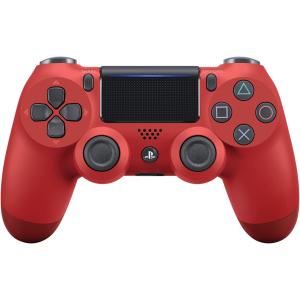 純正 PS4　ワイヤレスコントローラー　DUALSHOCK 4　マグマ・レッド CUH-ZCT2J11　外箱に僅かな傷あり