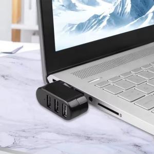 ミニUSBハブ 3ポート USB2.0コンボハ...の詳細画像2