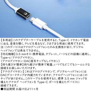 USB Cヘッドフォンジャック変換アダプタ 3...の詳細画像1