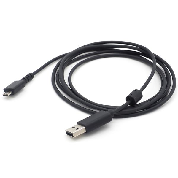 [互換品] 【約1.8m】ロジクール G502 マウス用スリムケーブル 予備用 microUSB 直...