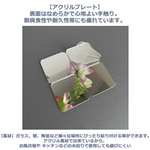【10枚】 シールミラー アクリルプレート シ...の詳細画像1