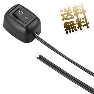 車のDIYスイッチ 船型のボタンスイッチ 両面接着剤付き DC 12V 10A 自動車改造ミニスイッチ 車のDIY 使用簡単 フォグランプ用