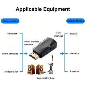 HDMI to VGA 変換ケーブル D-SU...の詳細画像5