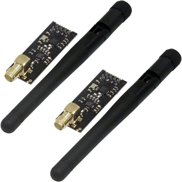 【2点】ワイヤレスセンサーモジュール アンテナ付き NRF24L01+PA+LNA ArduinoI...